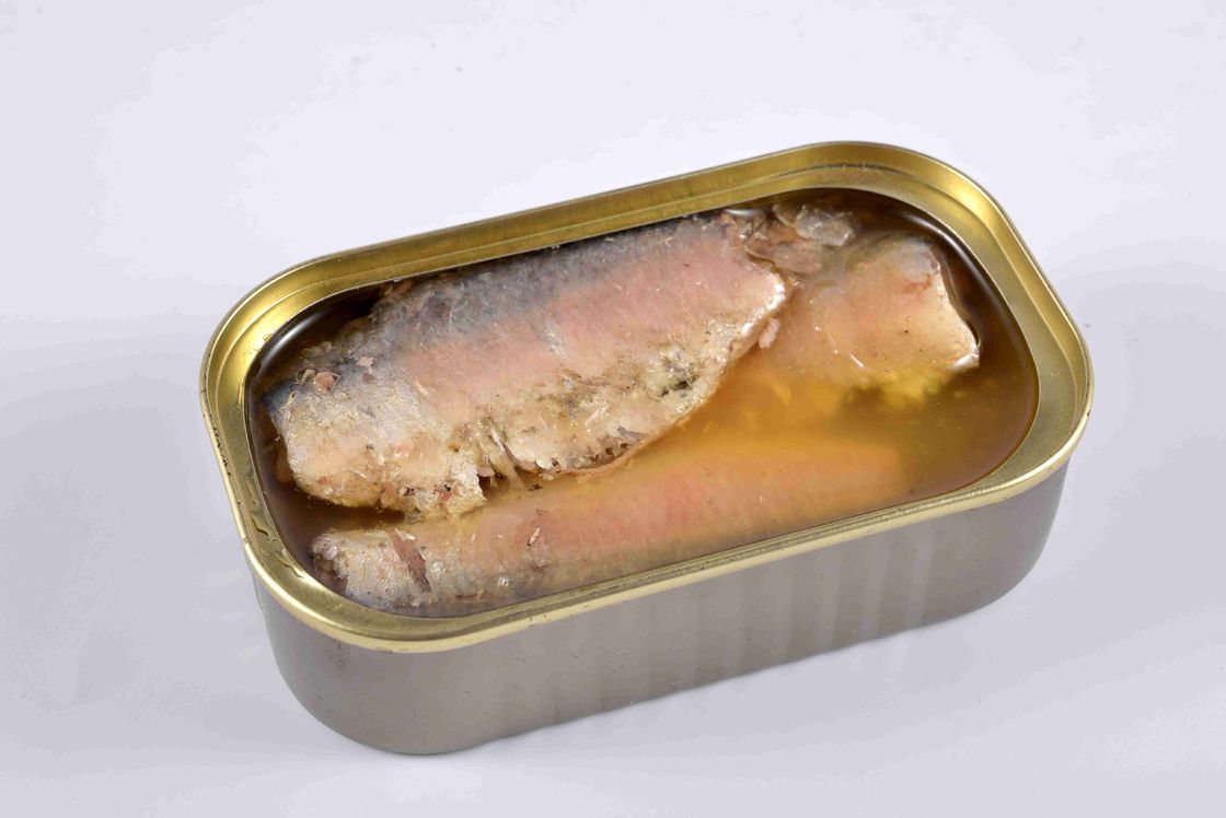 Delicious Canned Sardine Fish Ambient Temperature Storage 3 Years Shelf Life