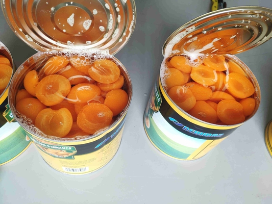 22g Total Carbohydrate Canned Apricot Halves with 2 Years Shelf Life