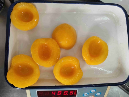 Room Temperature Storage Canned Yellow Peach 2 Years Shelf Life