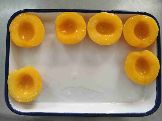 Grade A Canned Yellow Peaches in Syrup for Preservation Process