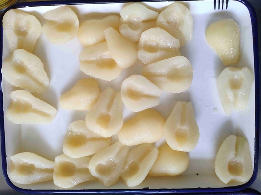 Fresh Canned Pear Quarters In Syrup With Citric Acid Standard