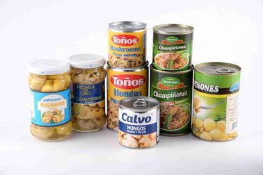 Salty Delicious Canned Whole Mushrooms High Temperature Sterilization