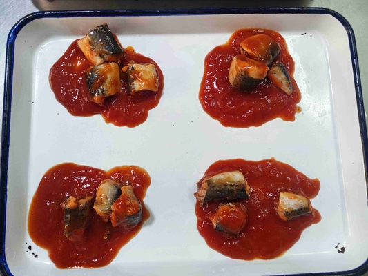 Clear Oil Mackerel In Brine In A Can Perfect For Pizza Topping