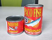 Tightly Packed Healthiest Canned Fish , Tinned Sardines In Tomato Sauce