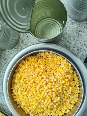 Non GMO Super Sweet Canned Corn with 7.5-9.0 Syrup