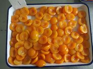 Food Grade Canned Apricot Halves In Naturual Juice 2650ml With 10-12% Brix