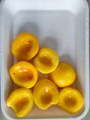 Private Label Acceptable Canned Yellow Peach With Grade A And 14-17% Brix