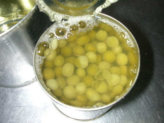 Easy Open Lid 425g Canned Green Peas Meets Food Safety Regulations