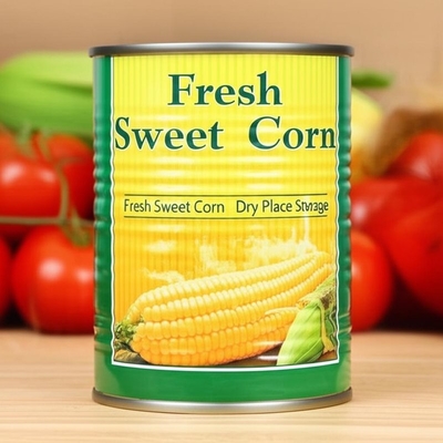 Fresh Sweet Corn Canned Dry Place Storage and Fresh Sweet Corn Ingredient for Dry Place Storage