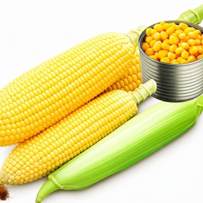Custom Logo Canned Sweet Corn with Fresh Sweet Corn Raw Material
