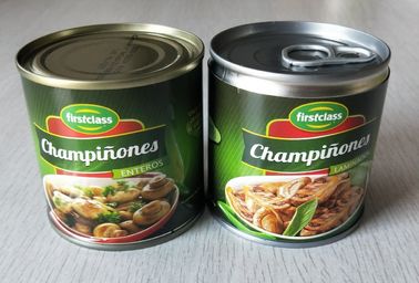 184G Canned Champignon Mushroom Canned Fresh Mushrooms Slices / Pieces And Stems