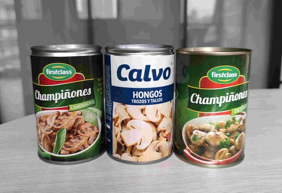 425g Canned Sliced Mushrooms Without King Oyster Mushrooms