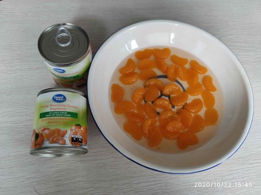 Sweet Mandarin Orange Segments in Tin 2500g