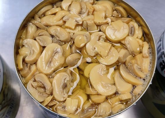 2840g Unlacquered Canned Champignon Mushroom Pieces And Stems
