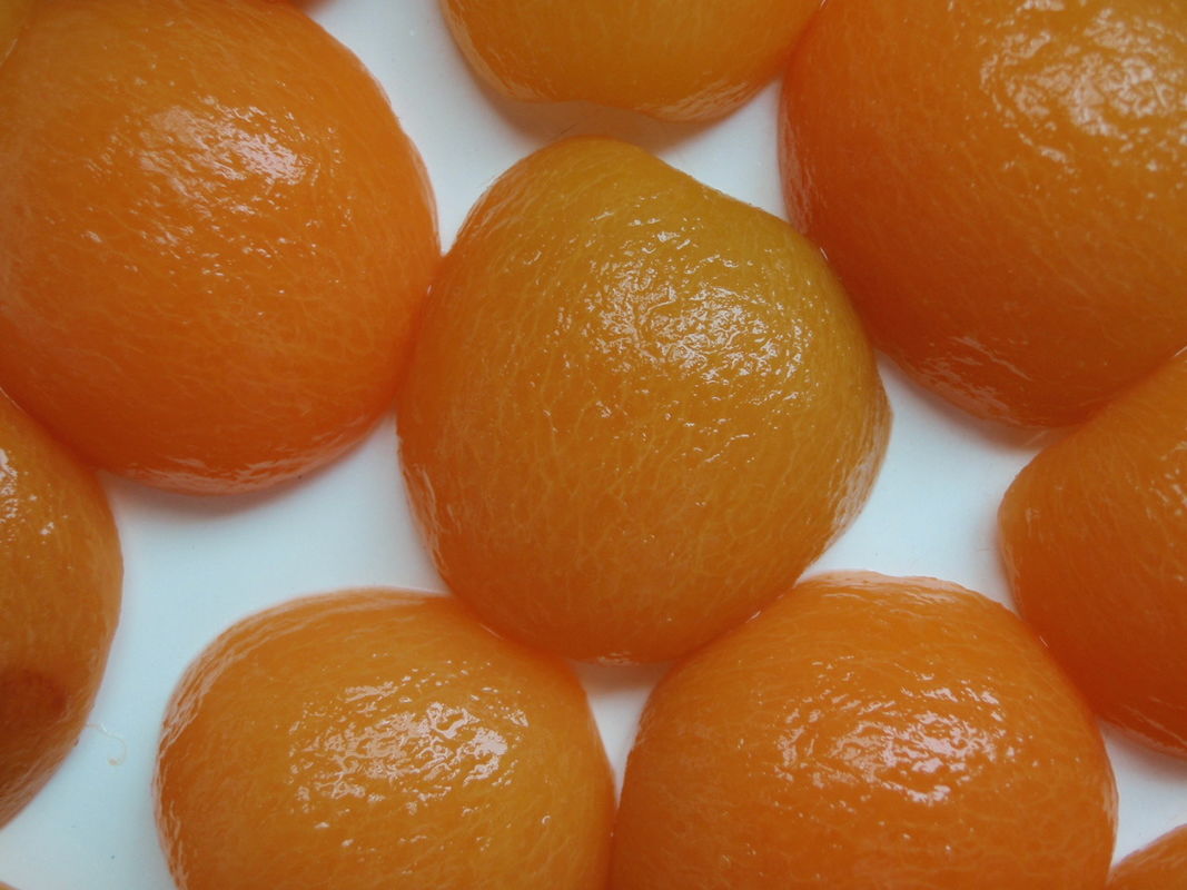 Natural Fresh Safe Canned Apricot Halves In Heavy Syrup 40% Max Moisture