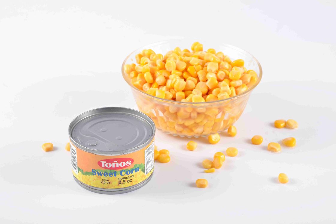Excellent Fine Taste Canned Sweet Corn Kernels Grade A Advanced Equipment
