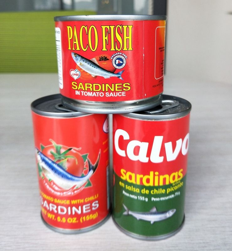 155g x 50 Healthiest Canned Sardines In Tomato Sauce 3 Years Shelf Life