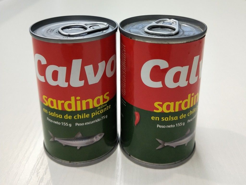 155g Tall Tin Spicy Canned Sardine in Tomato Sauce with Hot Chilli