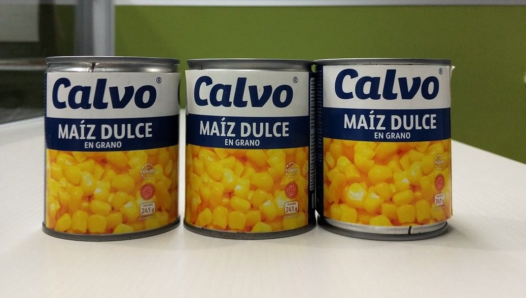 Calvo Brand Canned Sweet Corn Maiz Dulze Net Weight 241g for Central America