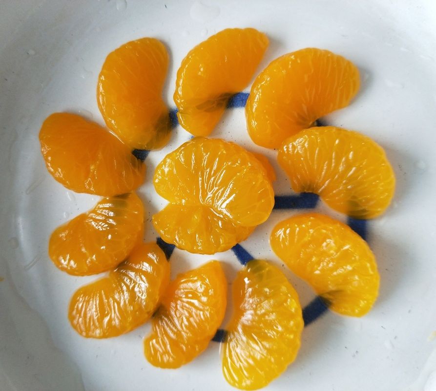 FDA ISO HACCP Certified Canned Mandarin Orange Segments Ready To Eat In Natural Juice
