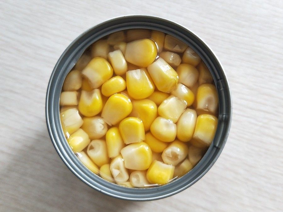 185g / 6.5oz Yellow Corn Kernels Canned Packing In Carton / Tray