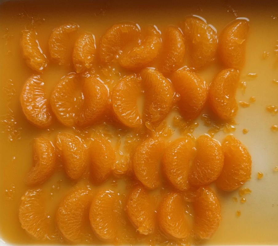 2500g Sweet Vegan Mandarin Orange Canned In Tin No Gluten 0.2-0.6 Total Acid