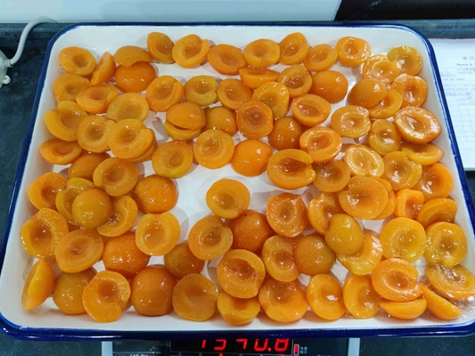 0g Total Fat Canned Apricot Halves - 22g Total Carbohydrate - 2% Vitamin C