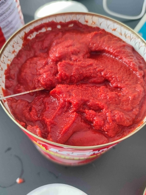 100% Fresh Tomato Canned Tomato Paste with Fruit Addtives 2 Years Expiry Date